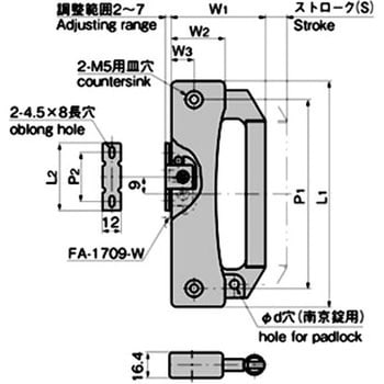 ステンレス コーナーハンドル TAKIGEN(タキゲン)