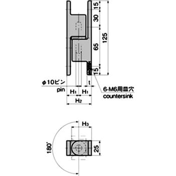 コーナー抜差蝶番 TAKIGEN(タキゲン)