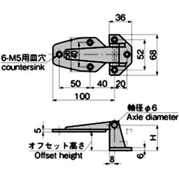 ステンレス リーフヒンジ TAKIGEN(タキゲン)
