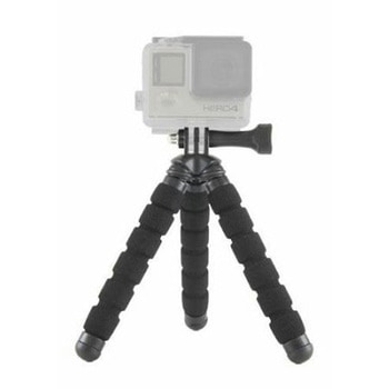 130mm カメラ三脚 スマホ用・フレキシブル エスコ