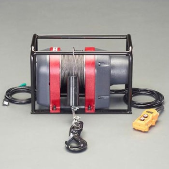 150kg/37m 電動ウインチ リモコン/定置型 エスコ