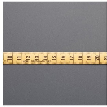15mmx1.5m グラスメジャー 白/金・横/横 エスコ