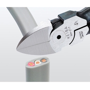 175mm 強力型電工ニッパー スタンダード刃・ばね付 エスコ