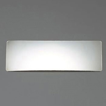 196x 80mm フラット型凸面機能ミラー 背後用 エスコ