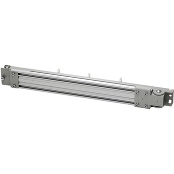 19インチマウント モニター取付フレーム W482×H60×D40mm ペールグレイ 摂津金属工業
