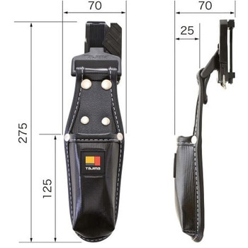 275x 70x 70mm 着脱式カッターナイフホルダー エスコ