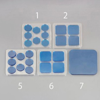 28x28x2.5mm 耐震ベース 丸/8枚 エスコ