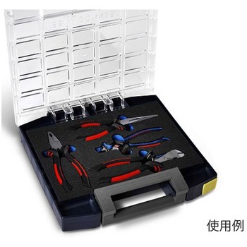 421x361x55mm/外寸 パーツケース ウレタンフォーム付 エスコ