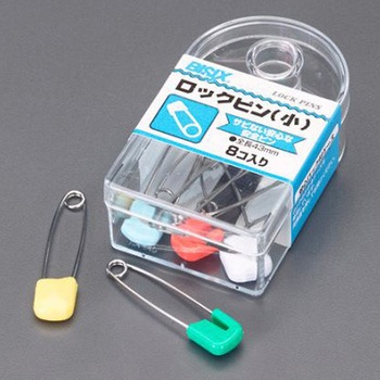 43mm 安全ピン 8本 エスコ