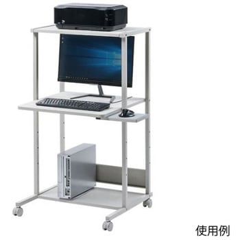 650x610x1150mm パソコンデスク エスコ