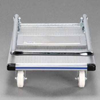 740x480mm/150kg 運搬車 ブレーキ付/アルミ製 エスコ