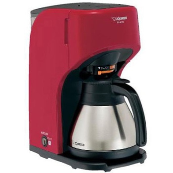 AC100V/650W 675ml コーヒーメーカー レッド エスコ