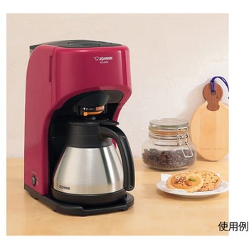 AC100V/650W 675ml コーヒーメーカー レッド エスコ
