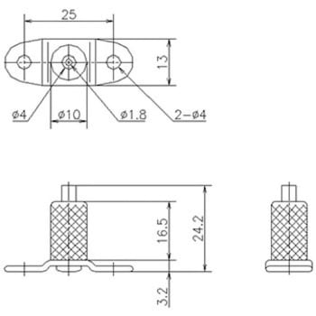 ワイヤークランプ 固定タイプ(床・天井用) - ジョー・プリンス竹下