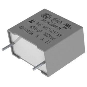AEC-Q200 フィルムコンデンサ 1.5 kV dc 300 V ac 10nF ±10% 1袋 25個入 KEMET