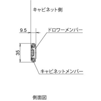 ステンレススライドレール(3/4トラベル) ジョー・プリンス竹下
