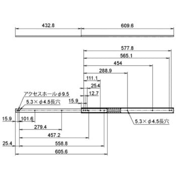 ステンレススライドレール(3/4トラベル) ジョー・プリンス竹下