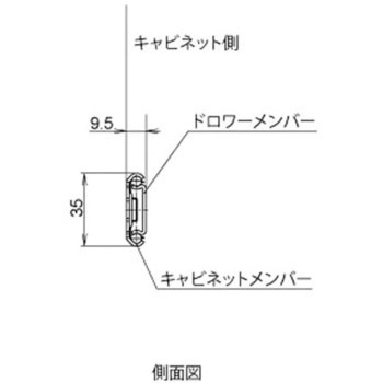 ステンレススライドレール(3/4トラベル) ジョー・プリンス竹下