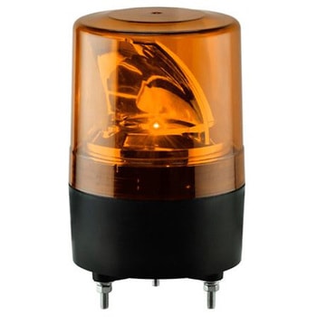 DC12～48V LED回転灯 黄 エスコ
