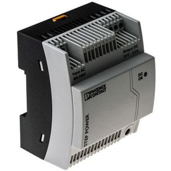 DINレール取付け用スイッチング電源 出力：2.5A 定格：60W 入力電圧：ac 出力電圧：dc 24V dc/ フエニックス・コンタクト