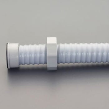 G1.1/2"x0.8m [ねじ込式]流し台用排水ホース エスコ