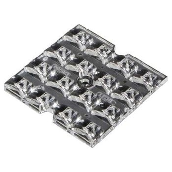 LEDレンズ ポリメチルメタクリル樹脂製 PMMA クリア 正方形 1袋 2個入 LEDIL