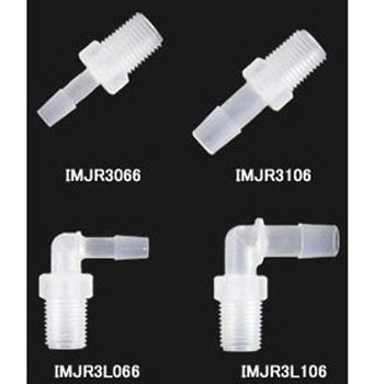 PP R1/4オスネジ付きストレートアダプター プラグ 10個入 アイシス