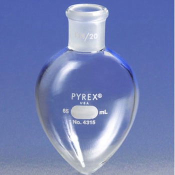 PYREX(R) 共通摺合わせ梨型フラスコ 10mL 2個×6パック入 PYREX(パイレックス)