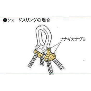 ツナギカナグVB100クサリピンキット付 KITO(キトー)