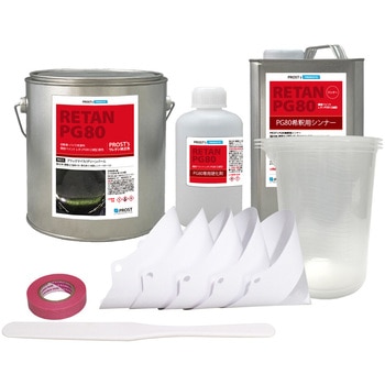 関西ペイントPG80 ブラックマイカ/グリーンパール 3kgセット(シンナー/硬化剤/道具付) PROST's