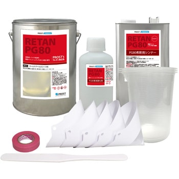 関西ペイントPG80 ゴールドパール(3コート用) 7kgセット(シンナー/硬化剤/道具付) PROST's