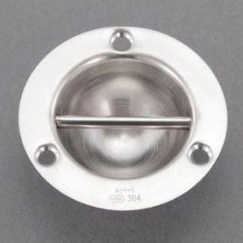 Φ88x 33mm 埋込みフック 丸形/ステンレス製 エスコ