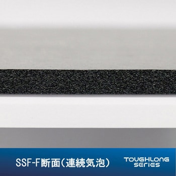 EPDMゴムスポンジシート 超低反発：長期高復元 高気密タフロングSSF-F粘着テープ付き - シナジーワークス