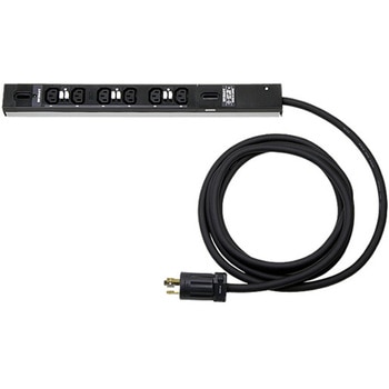 コンセントバー 200V 20A 6口 W36×H433×D44mm 大和電器