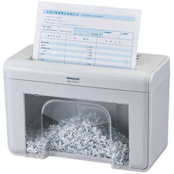 パーソナルシュレッダ デスクトップ/ライトグレー ナカバヤシ