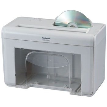 パーソナルシュレッダ デスクトップ/ライトグレー ナカバヤシ