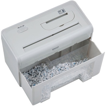 パーソナルシュレッダ デスクトップ/ライトグレー ナカバヤシ