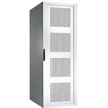 シールドサーバーラック W700×H2000×D1000mm ホワイトグレイ 摂津金属工業