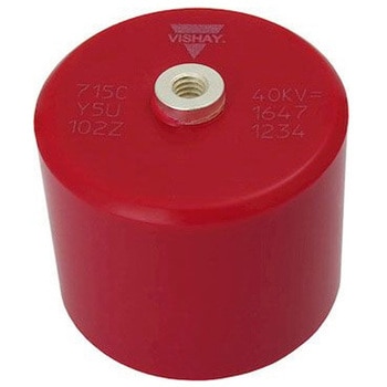 セラミックコンデンサ 715C40DK シリーズ 500pF 14 kVrms 40 kV dc VISHAY