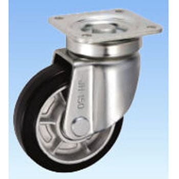 重荷重用ゴム車輪 自在スラスト ヨドノ