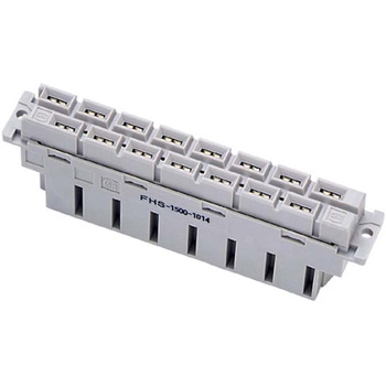 ツーピースコネクタ パワー仕様プラグソケットタイプ W14.8×H95×D31.1mm ベージュ 山一電機