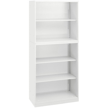 【組み立て式書庫】Strucht(ストラクト) 2段オープン×3段オープン ホワイト(W800×D400×H1850) - カグクロ