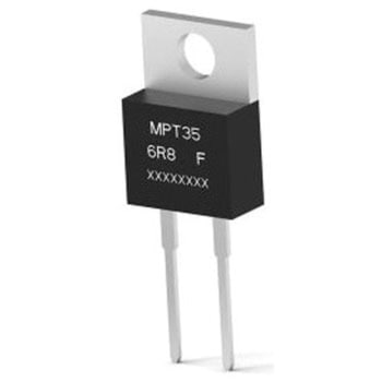 パワーフィルム リード線形抵抗器 35W 8.2kΩ 1% TE CONNECTIVITY