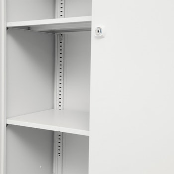 【組み立て式書庫】Strucht(ストラクト) 3段引違い書庫ベースセット ホワイト(W800×D400×H1100) カグクロ