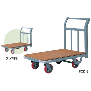 23P 片袖木張運搬車 900x600 プレス ヨドノ 荷重500kg - 【通販