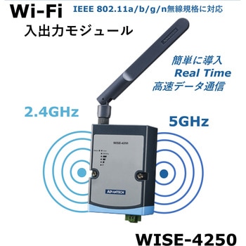 2.4/5GHz Wi-Fi対応の12DI/12DO I/Oモジュール Advantech(アドバンテック)