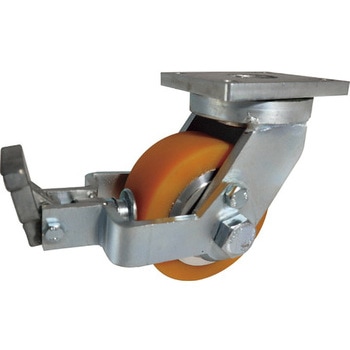 ウレタン車100mm 自在金具ST付き ヨドノ