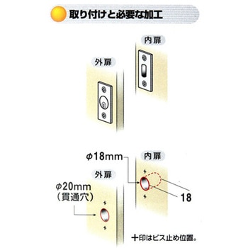 プッシュ栓錠 アルファ
