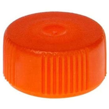 フラットトップキャップ リップシール ループなし， オレンジ 1000個入 Simport