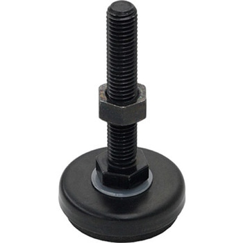 フロアレベラー M12 W50×H93×D50mm ブラック 2本入 摂津金属工業